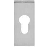 Cilinderplaatje SQUARE LSQBY32 Rechthoekig mat rvs