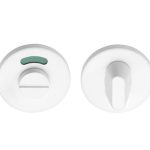 Toiletgarnituur BASIC LBWC50 8 mm mat Wit