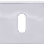 Sleutelplaatje SQUARE LSQBN50B rvs gepolijst