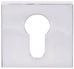 Cilinderplaatje SQUARE LSQBY50B rvs gepolijst