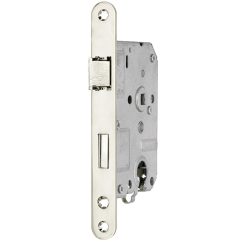 Cilinder Dag/Nacht slot PC55 Mi Satori met glans nikkel Voorplaat