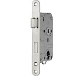 Cilinder Dag/Nacht slot PC55 Mi Satori met mat nikkel Ongelakte Voorplaat