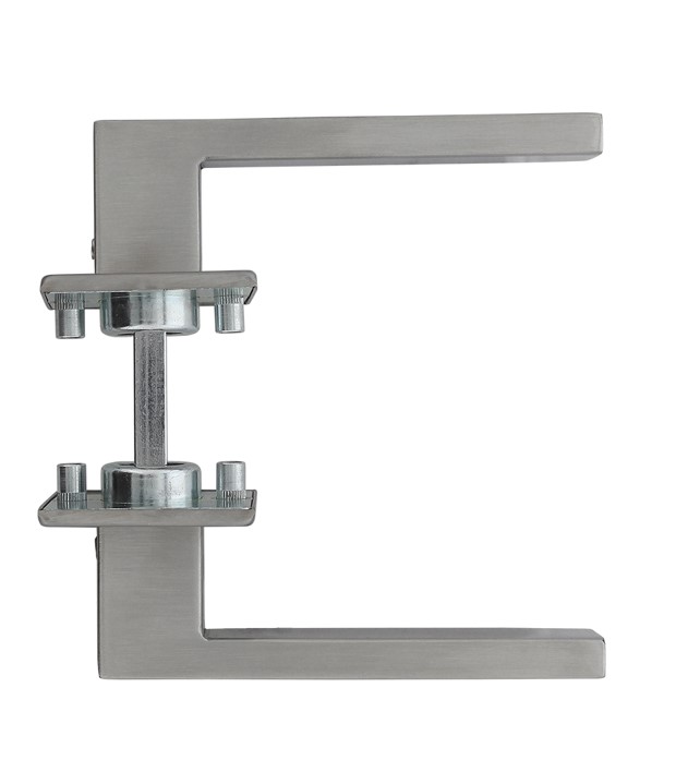 Intersteel deurklink Amsterdam met rozet verdekt 50x50x5mm rvs - Afbeelding 3