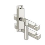 Kruk-espagnolet Bauhaus Rechts glans nikkel Inclusief 2 Stangen