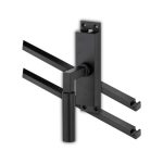 Kruk-espagnolet Bauhaus Links mat zwart Inclusief 2 Stangen