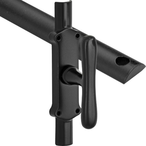 Kruk-espagnolet Linea mat zwart Inclusief 1 Stang