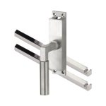 Kruk-espagnolet Bauhaus Links mat nikkel Ongelakt Inclusief 2 Stangen