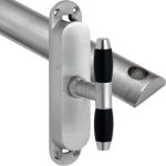 Kruk-espagnolet Ton Ebben mat chroom Inclusief 1 Stang