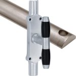 Kruk-espagnolet Ton Ebben mat chroom Inclusief 1 Stang