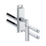 Kruk-espagnolet Bauhaus Rechts glans chroom Inclusief 2 Stangen