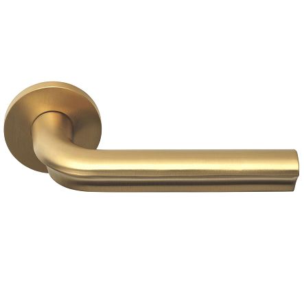 Deurklink David Rockwell ECLIPSE DR100-G op rozet PVD mat goud