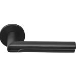 Design Deurklink David Rockwell ECLIPSE DR103-G op rozet PVD mat zwart