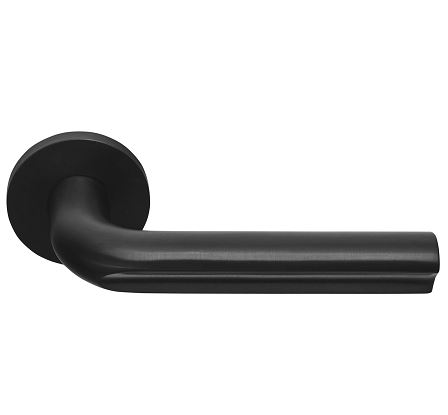 Deurklink David Rockwell ECLIPSE DR101-G op rozet PVD mat zwart