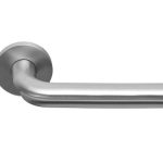 Deurklink David Rockwell ECLIPSE DR100-G op rozet mat rvs