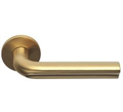 Deurklink David Rockwell ECLIPSE DR101-G op rozet PVD mat goud