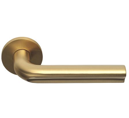 Deurklink David Rockwell ECLIPSE DR101-G op rozet PVD mat goud