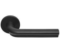 Deurklink David Rockwell ECLIPSE DR100-G op rozet PVD mat zwart