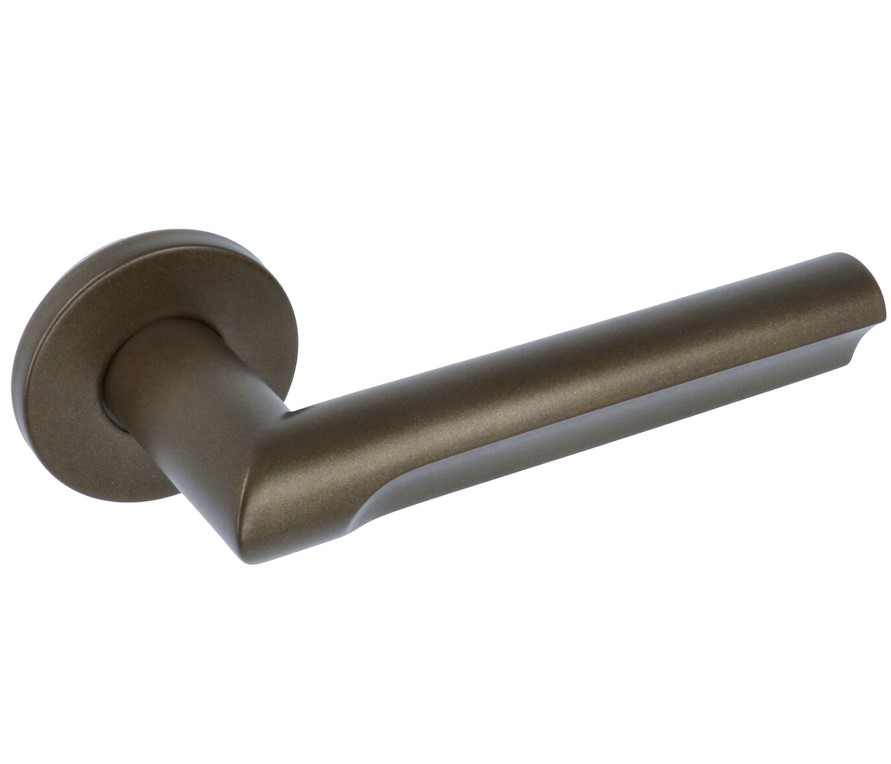 Design Deurklink David Rockwell ECLIPSE DR103-G op rozet brons - Afbeelding 5