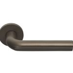 Deurklink David Rockwell ECLIPSE DR101-G op rozet brons