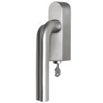 Draaikiepgarnituur ECLIPSE DR100-DKLOCK-O Rechts mat rvs