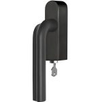 Draaikiepgarnituur ECLIPSE DR100-DKLOCK-O Rechts PVD mat zwart