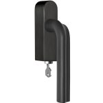 Draaikiepgarnituur ECLIPSE DR100-DKLOCK-O Links PVD mat zwart