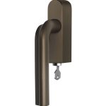 Draaikiepgarnituur ECLIPSE DR100-DKLOCK-O Rechts brons