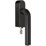 Draaikiepgarnituur ECLIPSE DR101-DKLOCK-O Links PVD mat zwart