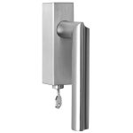 Draaikiepgarnituur ECLIPSE DR102-DKLOCK-O Links mat rvs