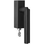 Draaikiepgarnituur ECLIPSE DR102-DKLOCK-O Links PVD mat zwart