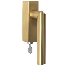 Draaikiepgarnituur ECLIPSE DR102-DKLOCK-O Links PVD mat goud