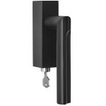 Draaikiepgarnituur ECLIPSE DR103-DKLOCK-O Links PVD mat zwart