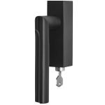 Draaikiepgarnituur ECLIPSE DR103-DKLOCK-O Rechts PVD mat zwart