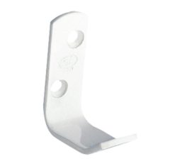 Hoed en Jashaak Klein Recht Staal Wit Gelakt