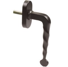 Draaikiepgarnituur Mod. 115 Klassiek mat zwart