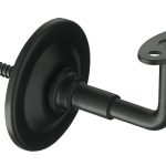 Leuninghouder Blind Staal mat zwart