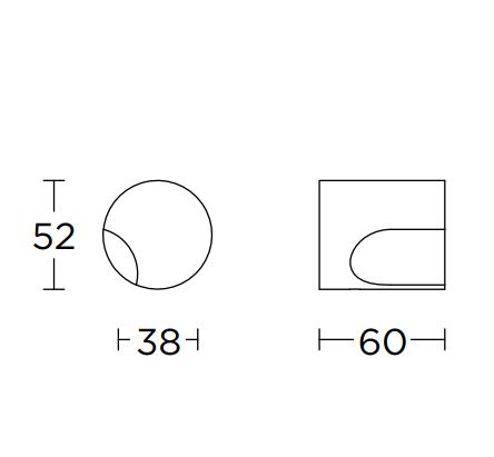 Voordeurknop ECLIPSE DR200V mat rvs - Afbeelding 2