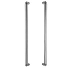 Set deurgrepen ECLIPSE DR500PA mat rvs