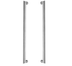 Set deurgrepen ECLIPSE DR501PA mat rvs