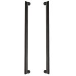 Set deurgrepen ECLIPSE DR501PA PVD mat zwart