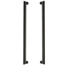 Set deurgrepen ECLIPSE DR501PA PVD mat zwart