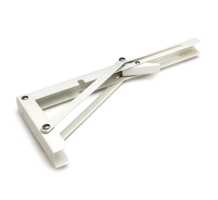 Luxe vouwdrager 200x110 mm wit gelakt