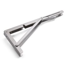 Luxe vouwdrager 400x195 mm rvs