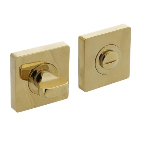 Intersteel wc-sluiting 8 mm vierkant 55x55x10mm PVD messingkleur