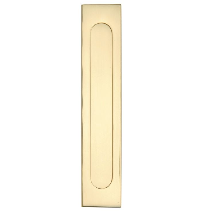 Briefplaat Verta geveerd messing ongelakt