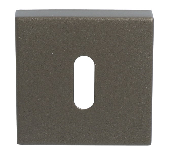 Sleutelplaatje Vierkant 53x53x10 brons