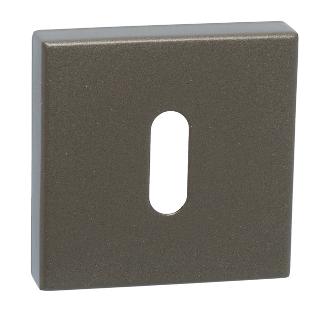 Sleutelplaatje Vierkant 53x53x10 brons - Afbeelding 2