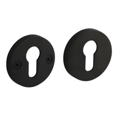 Intersteel pc-plaatjes Grand & Johnson éénzijdig verdekt ø55x8mm PVD zwart