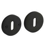 Intersteel sleutelplaatjes Grand & Johnson éénzijdig verdekt ø55x8mm PVD zwart