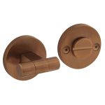 Intersteel wc-sluiting 8 mm Grand & Johnson (knop op verdekte rozet) ø55x8mm PVD koper mat